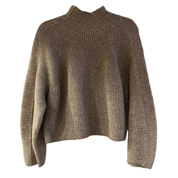 H&M Sweaters - H&M Mock Neck Sweater with Balloon Sleeves Size Medium